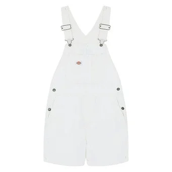 Комбинезон женский Dickies Duck Canvas Short Bib W Stone Washed Cloud