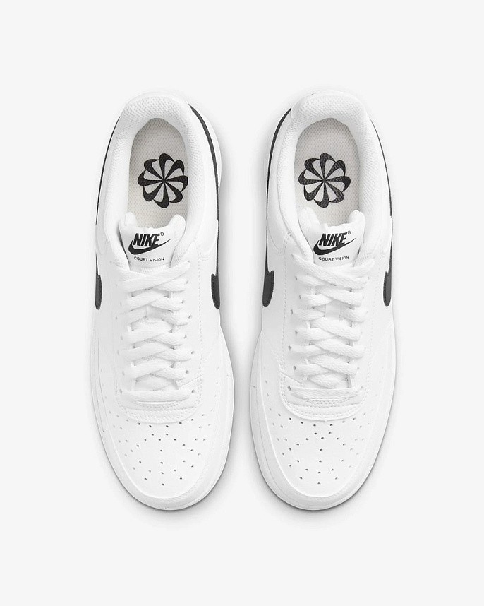 Кроссовки Nike Court Vision Low Next Nature White/White/Black