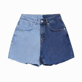 Шорты женские Ragged Jeans Half & Half Short Light Blue