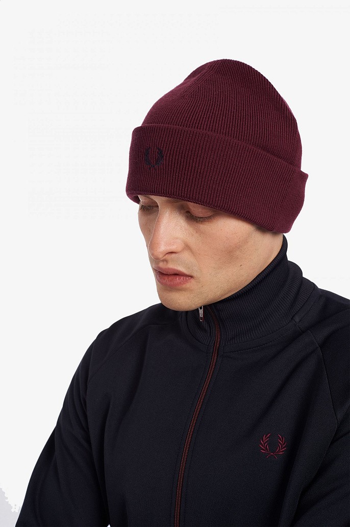 Шапка Fred Perry Knitted Merino Wool