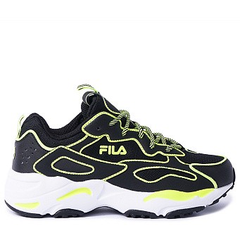 Кроссовки женские FILA Ray Tracer Neon Black/Safety Yellow/White