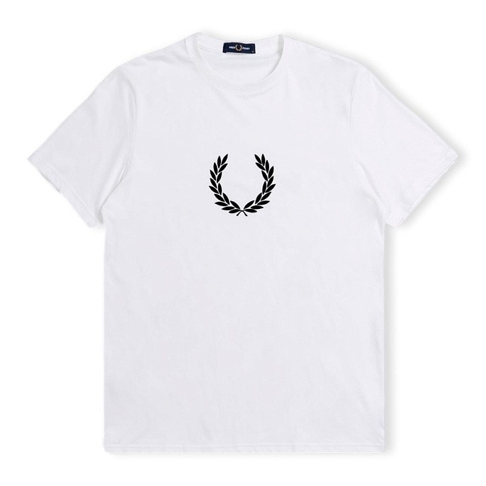 Футболка Fred Perry Flocked Laurel Wreath T-Shirt