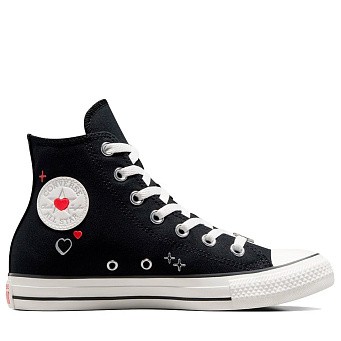 Кеды женские Converse Chuck Taylor All Star Y2K Heart Black/Vintage White