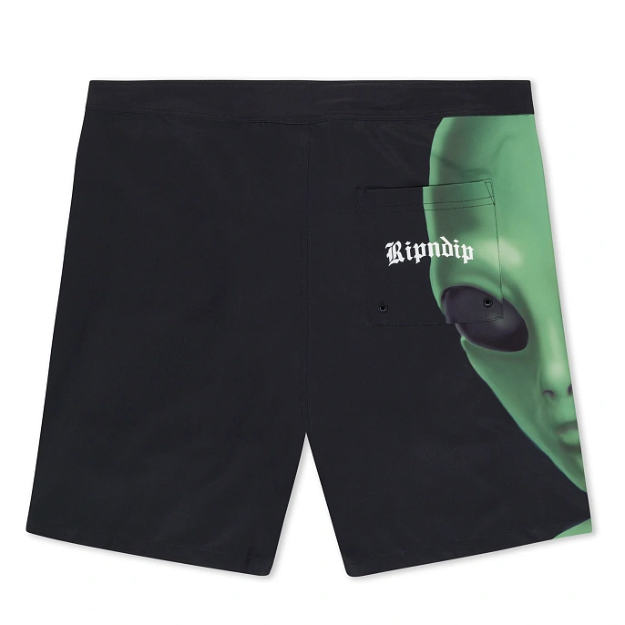 Шорты RIPNDIP We Come In Peace Swim Shorts Black