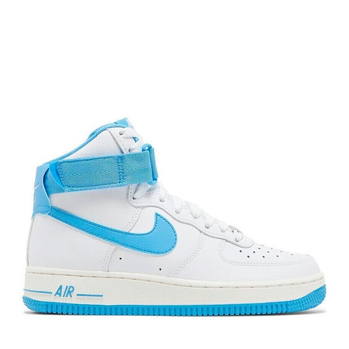 Кроссовки женские Nike Wmns Air Force 1 High OG University Blue/White