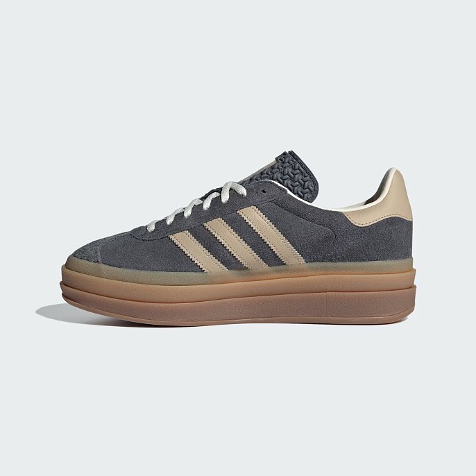 Кроссовки женские adidas Originals Gazelle Bold Grey Six/Magic Beige Cream White