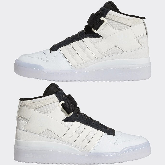 Кроссовки adidas Originals Forum Mid Crystal White/Sky Tint/Core Black