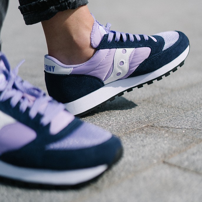 Кроссовки женские Saucony Jazz Original Vintage Violet/Navy/White