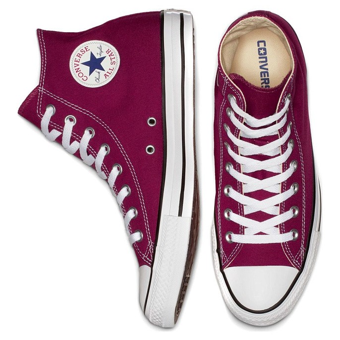 Кеды унисекс Converse Chuck Taylor All Star High-Top Maroon