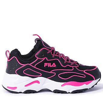 Кроссовки женские FILA Ray Tracer Neon Black/Pink Glo/White